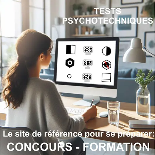 entraînement tests psychotechniques recrutement