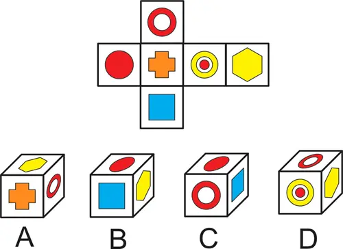 tests adjoint de police - aptitude spatiale - patrons de cubes