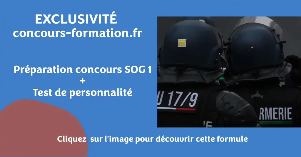test de personnalité concours gendarmerie