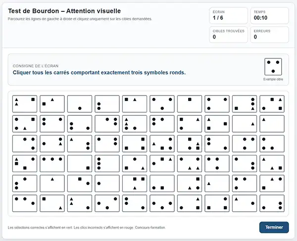 test-de-bourdon-symboles