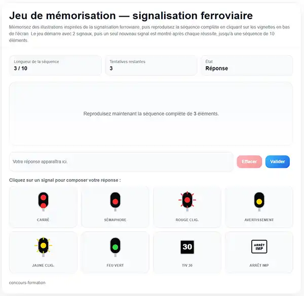 tests psychomoteurs métiers du ferroviaire