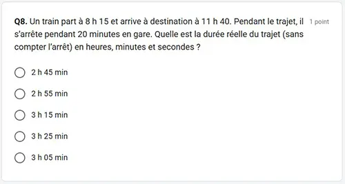 tests cff sur calculs d'horaires