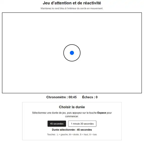 tests cff de réactivité