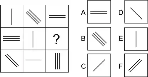Les matrices de Raven aux testst CFF