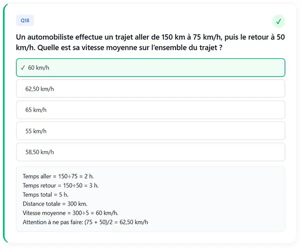 réponse item maths tami-c